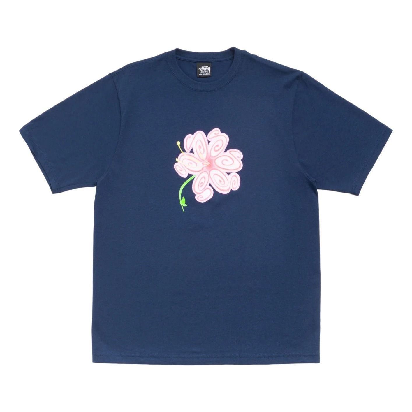 Stussy S Flower T-Shirt 'Navy' 1905189-NAVY