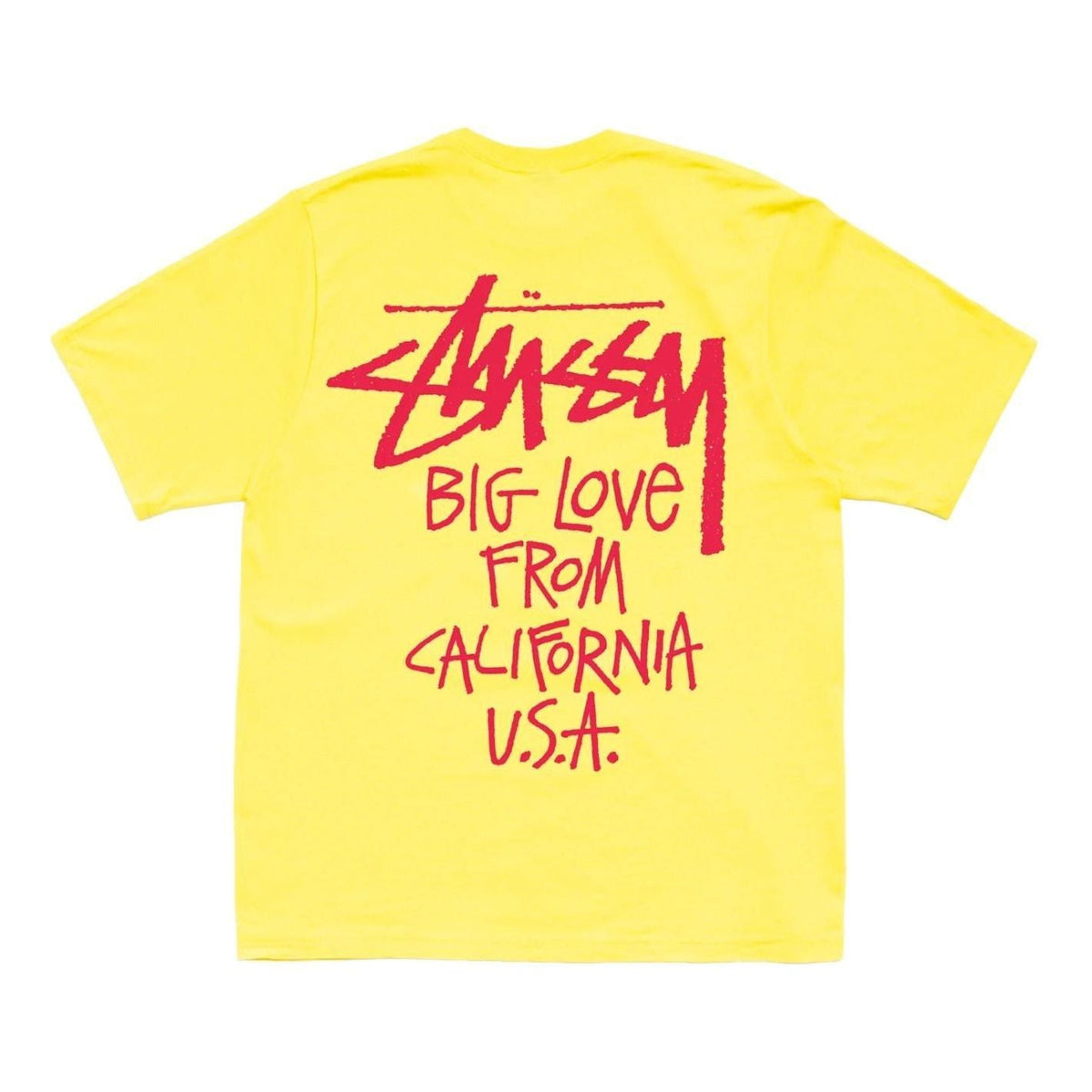 Stussy Big Love T-Shirt 'Lemon' 1905218-LEMO