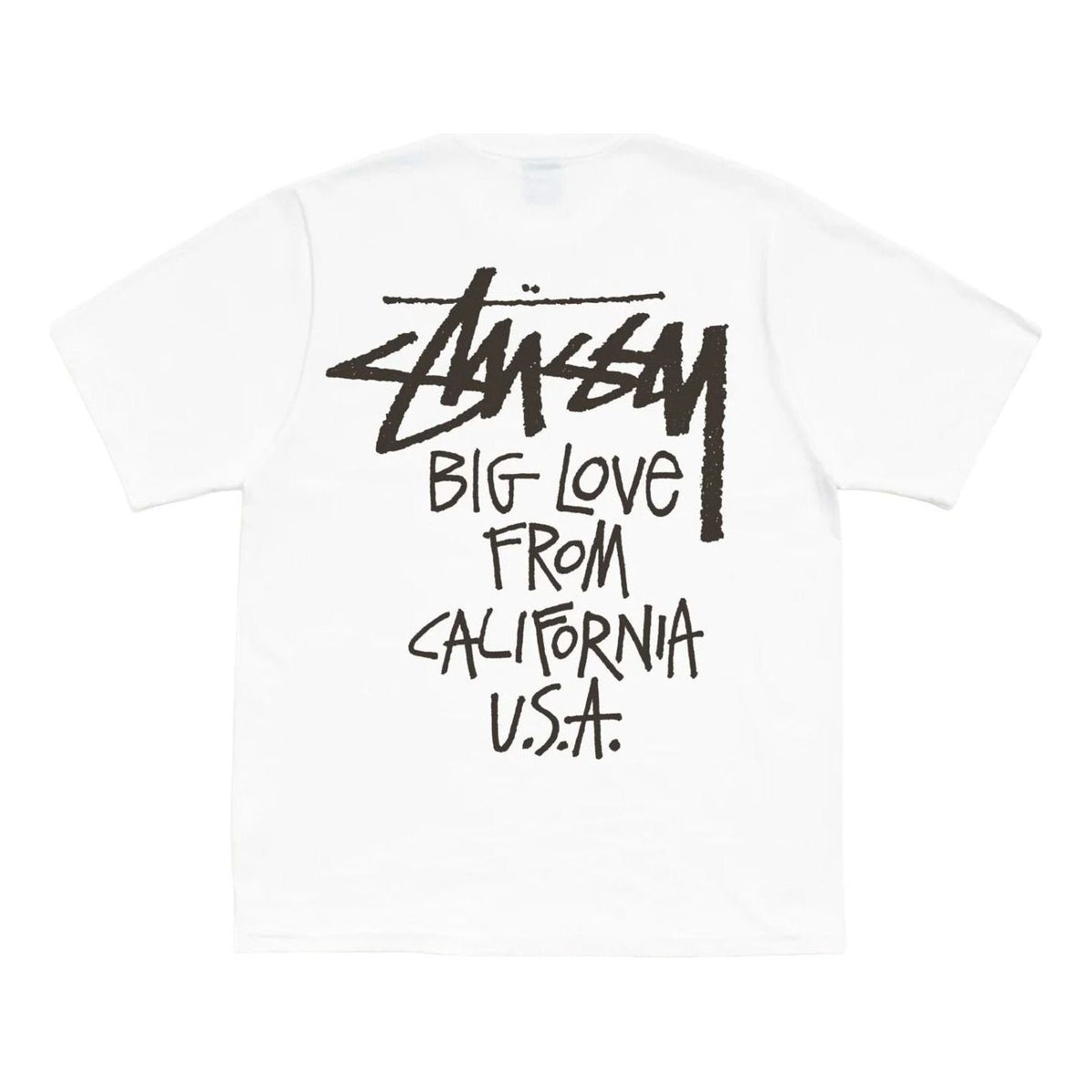 Stussy Big Love T-Shirt 'White' 1905218-WHIT