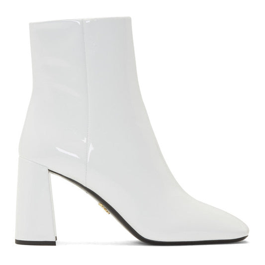 Women's Prada White Patent Boots