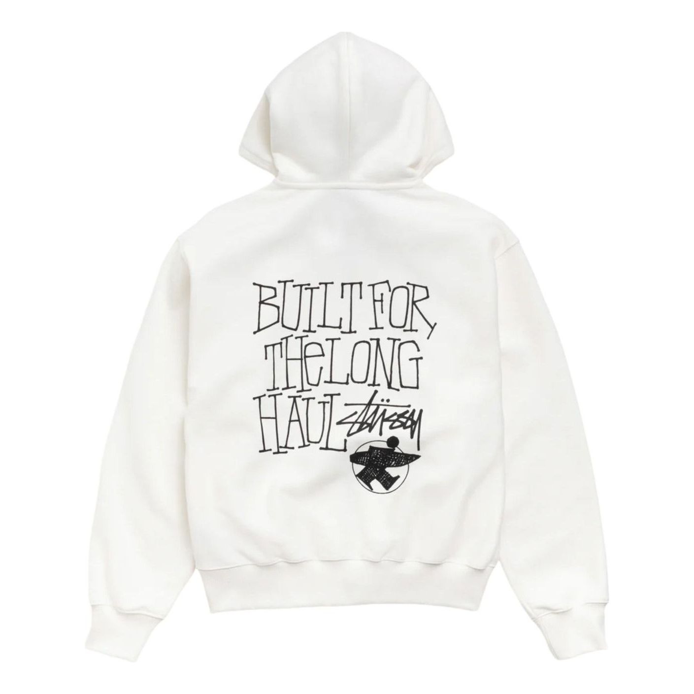 Stussy Long Haul Zip Hoodie 'Off White' 1975185-OFF