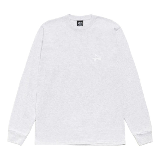 Stussy Basic Stussy Long Sleeve T-Shirt 'Ash Heather' 1995000-HEAT