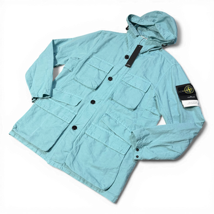 Stone Island Tela Cotone Lino Fiammato-TC