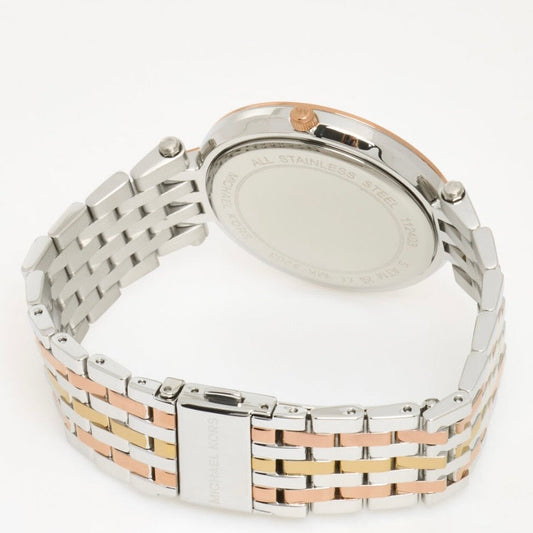 Michael Kors Silver & Rose Gold Watch
