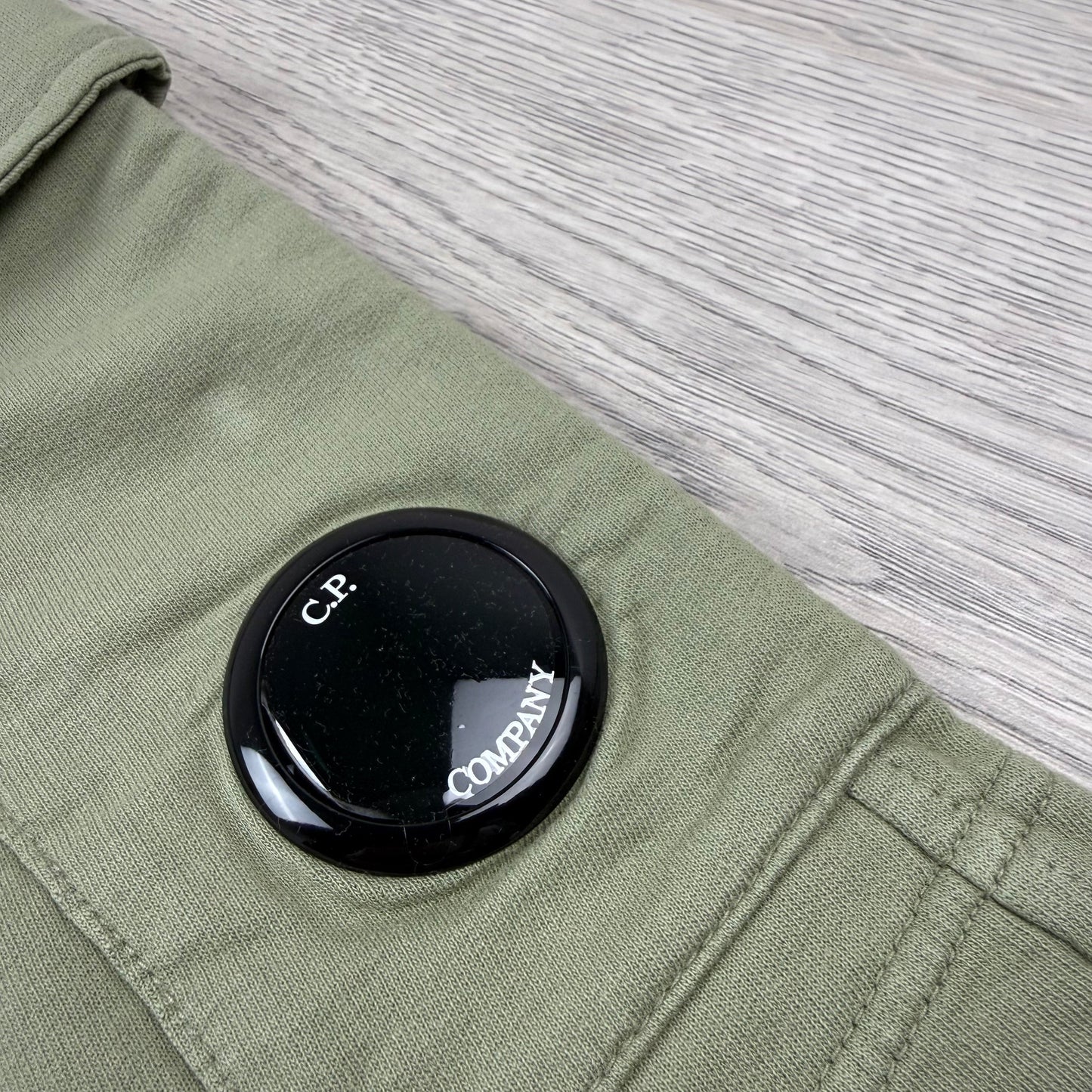 CP Company Jersey Shorts - Moss Gray