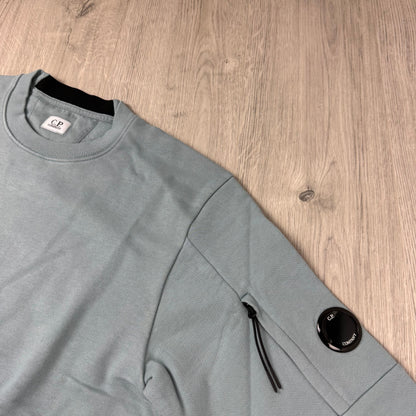 CP Company Raised Fleece Sweatshirt - Silver Blue