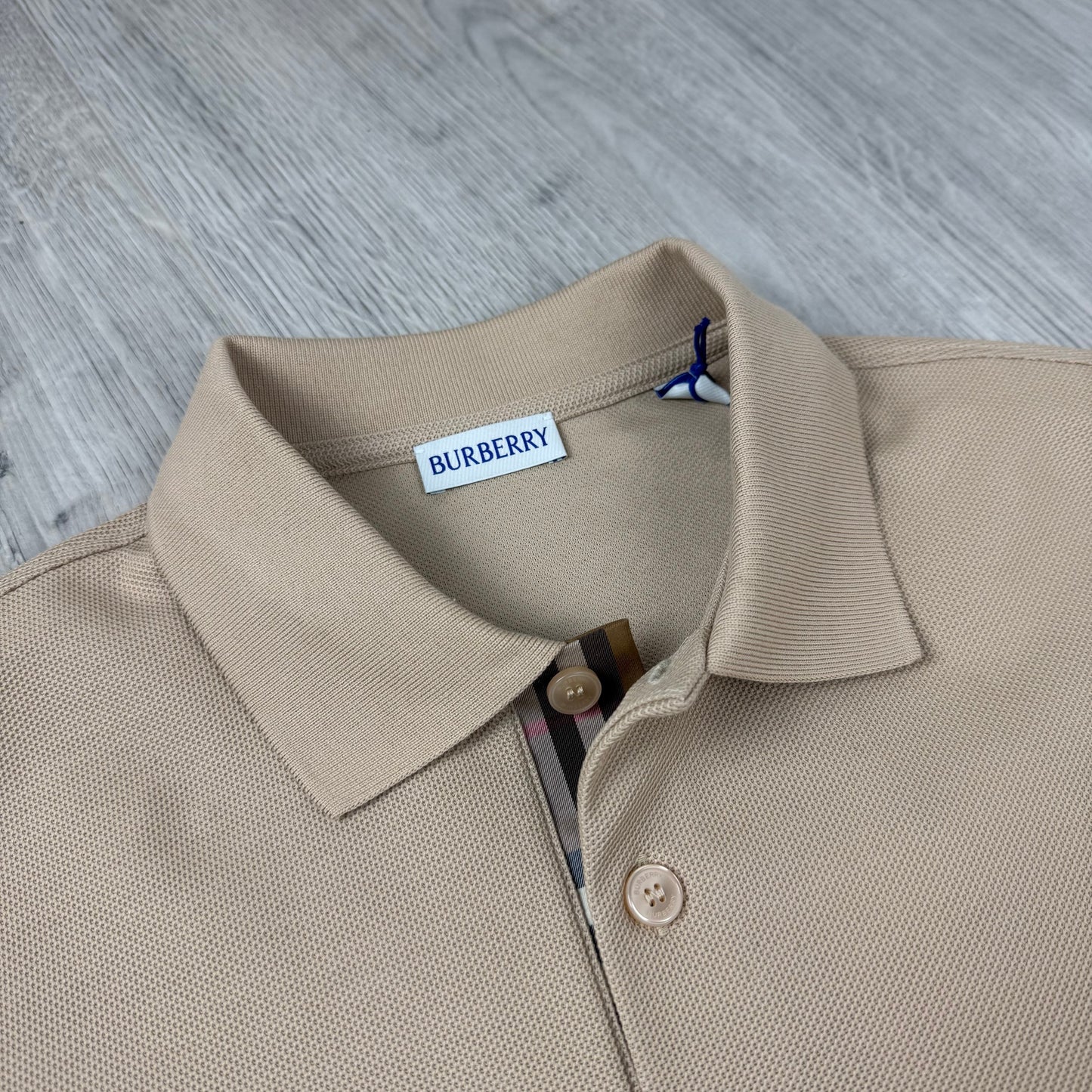 Burberry 'Hartford' Polo Shirt - Soft Fawn