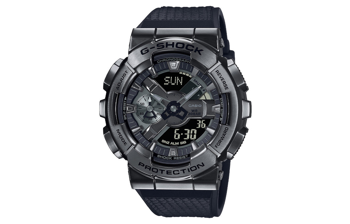 CASIO G-Shock Digital-Analog 'Black Silver' GM-110BB-1APR