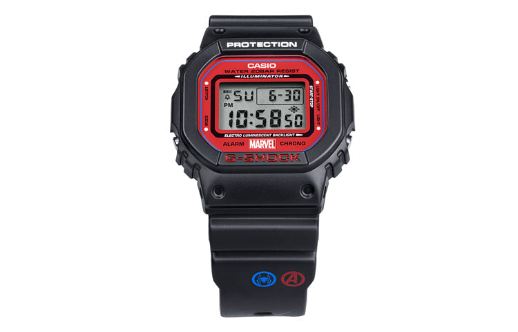 CASIO G-Shock Square 'Black Red' DW-5600SPIDER-1PR