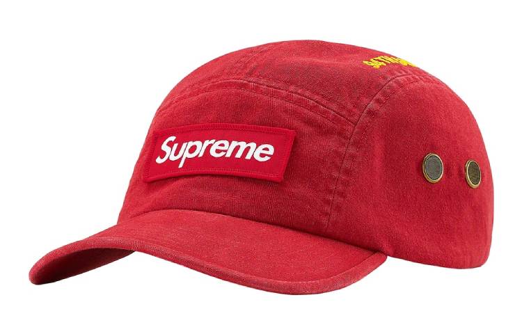 Supreme Military Camp Cap 'Red White' SUP-FW21-020