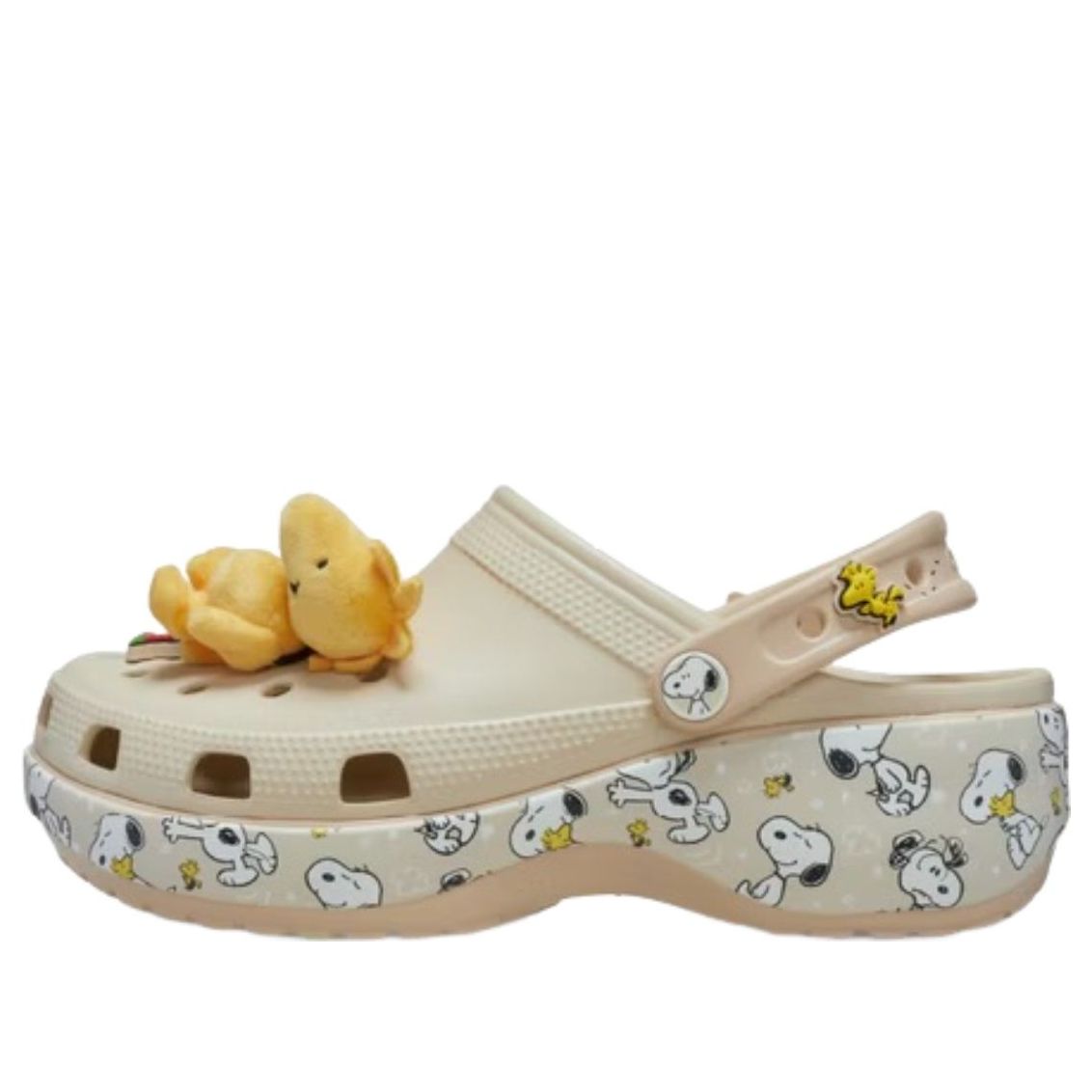 (WMNS) Crocs x Peanuts Classic Platform Clog 'Snoopy Cloud' 212118-90H