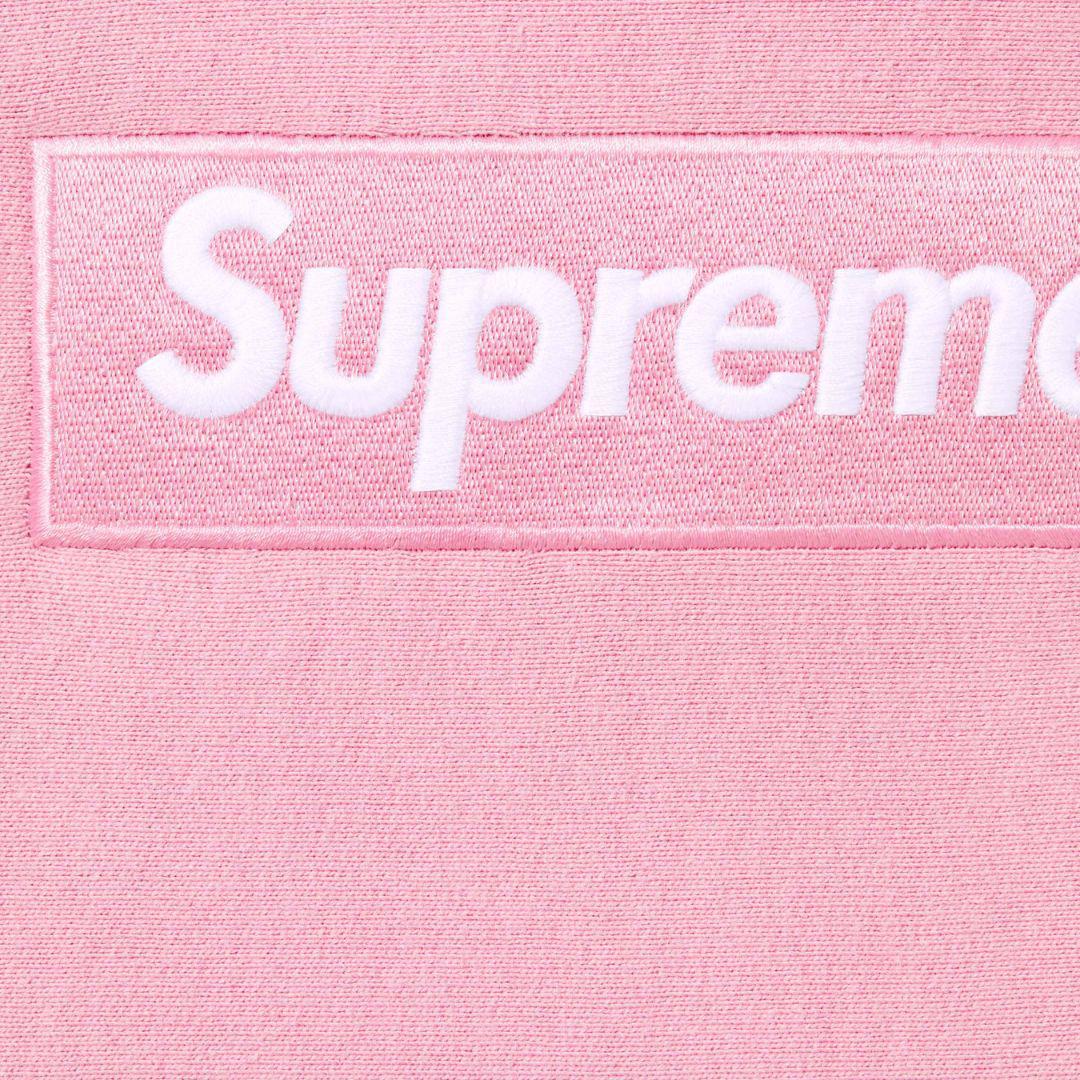 SUPREME BOX LOGO HOODIE PINK FW24