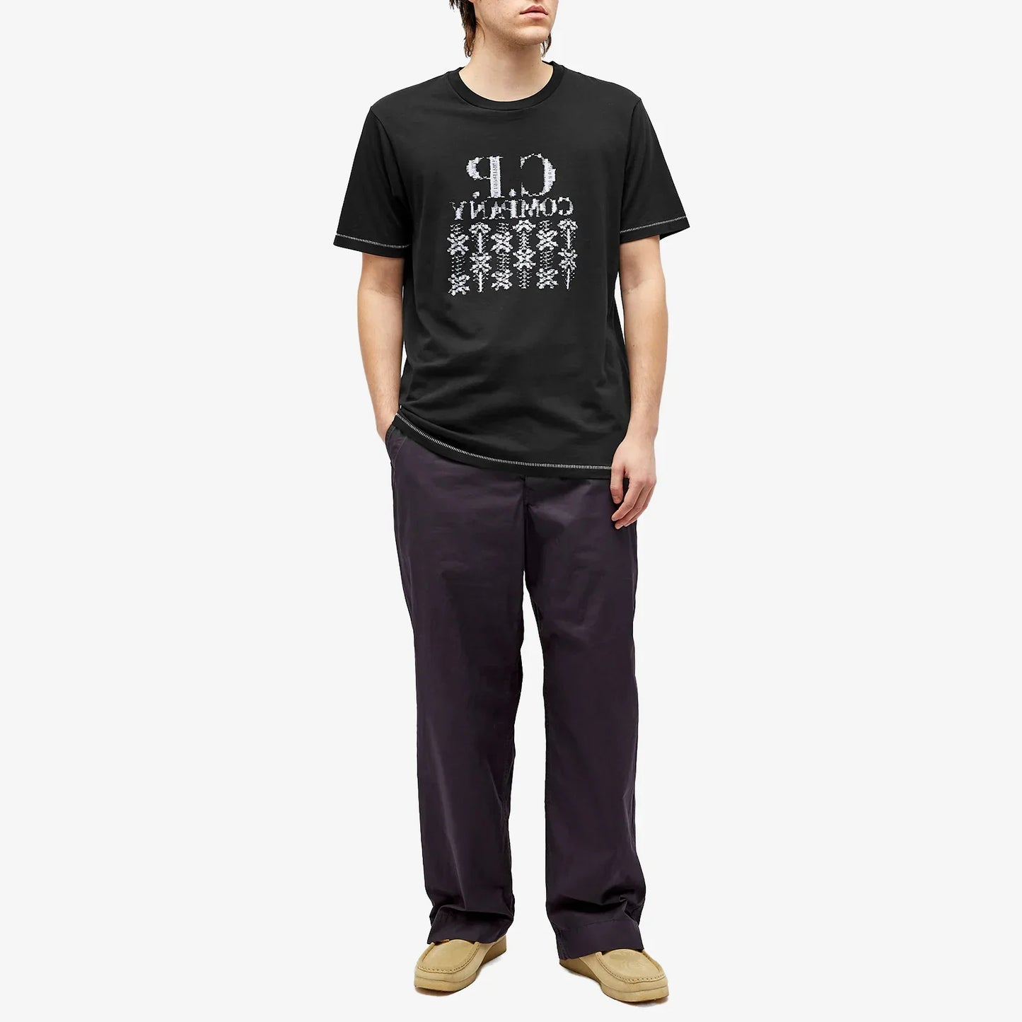 CP Company Black Logo T-Shirt