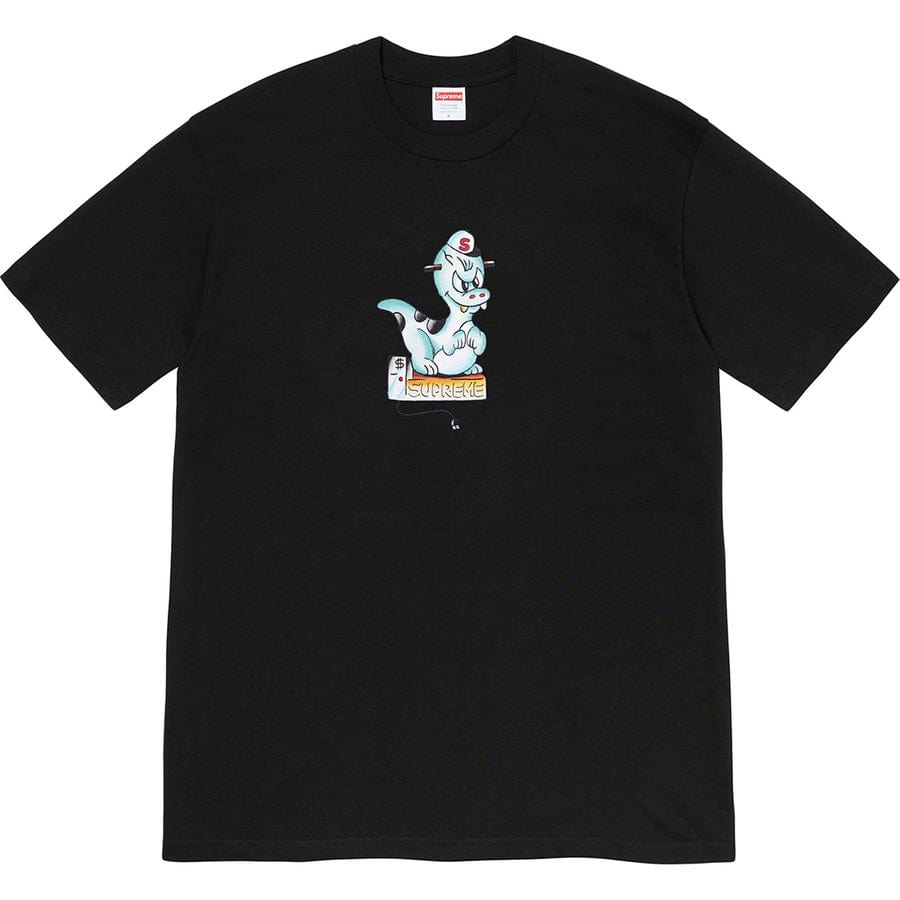 SUPREME DINOSAUR TEE BLACK