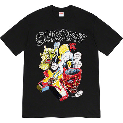 SUPREME DANIEL JOHNSTON TEE BLACK