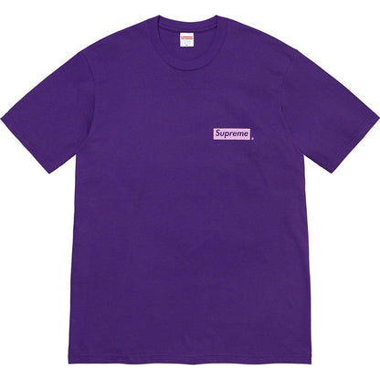 SUPREME SPIRAL T-SHIRT PURPLE