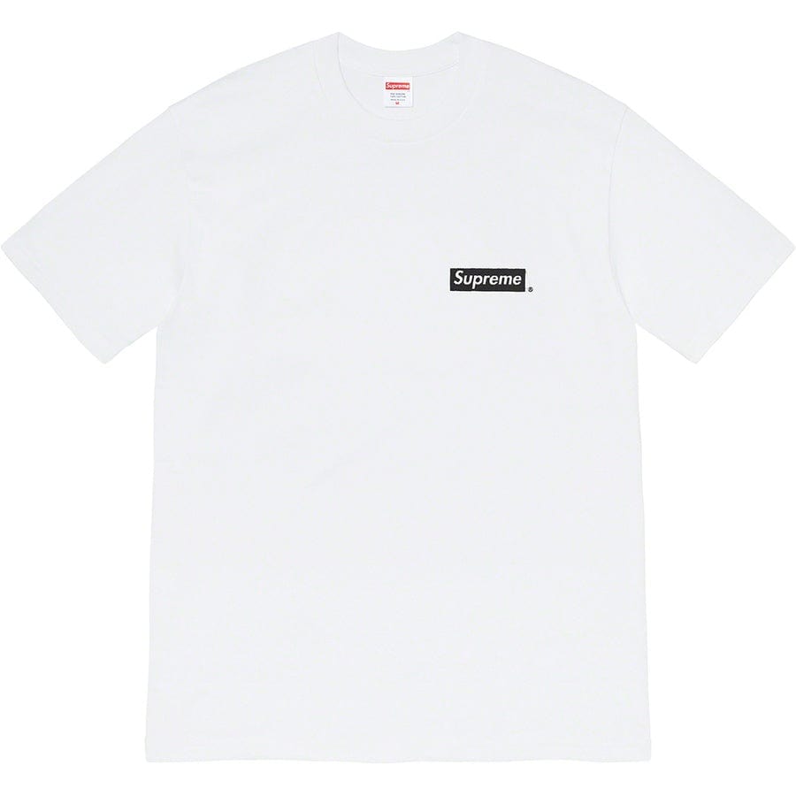 SUPREME SPIRAL TEE SHIRT WHITE