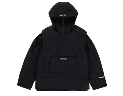 SUPREME 2 IN 1 GORE-TEX SHELL WIND STOPPER VEST BLACK