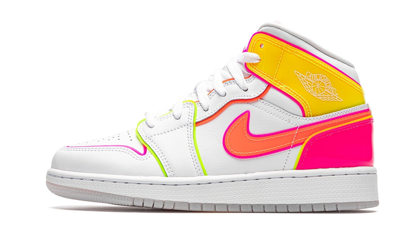JORDAN 1 MID EDGE GLOW GS