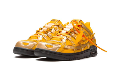 NIKE X OFF WHITE RUBBER DUNK UNIVERSITY GOLD