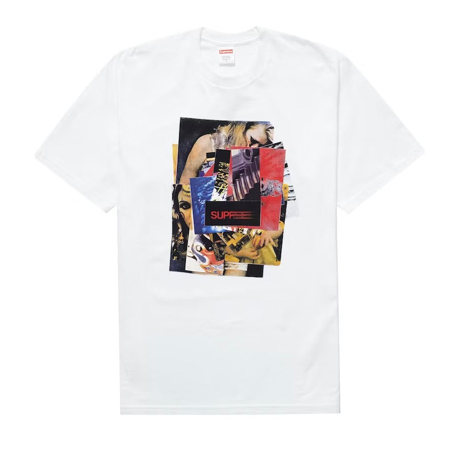 SUPREME STACK TEE WHITE
