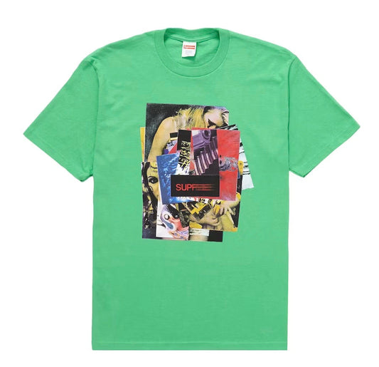 SUPREME STACK TEE GREEN