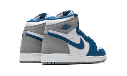 JORDAN 1 RETRO HIGH OG TRUE BLUE (GS)