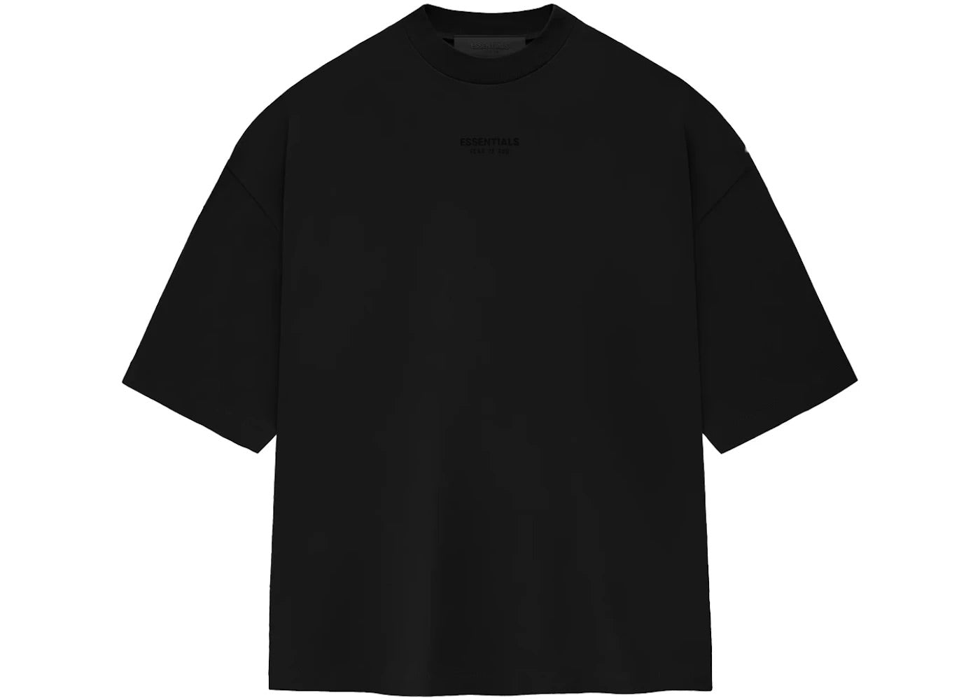 ESSENTIALS FOG T-SHIRT JET BLACK