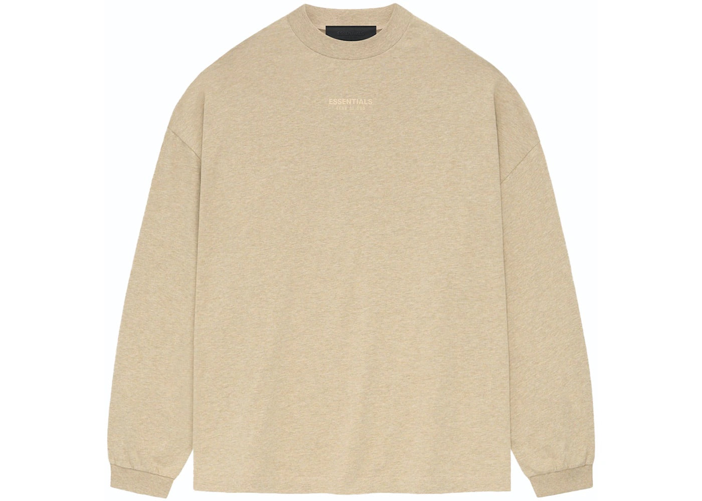 ESSENTIALS FOG LONG SLEEVE GOLD HEATHER