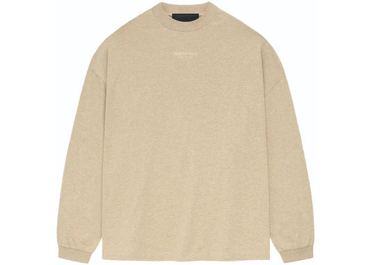 ESSENTIALS FOG LONG SLEEVE GOLD HEATHER