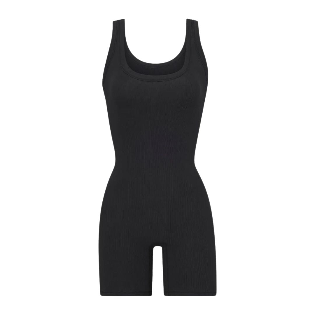 SKIMS COTTON RIB ONESIE SOOT