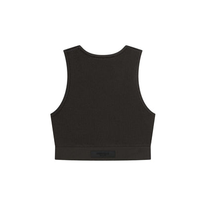 ESSENTIALS WOMENS RIBBED SPORTS TANK TOP INK
