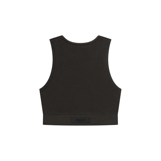 ESSENTIALS WOMENS RIBBED SPORTS TANK TOP INK