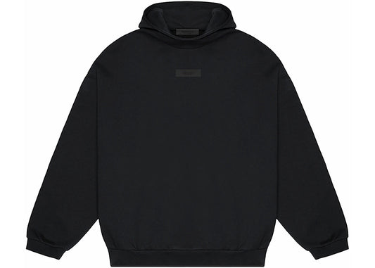 ESSENTIALS FOG CHEST LOGO HOODIE JET BLACK