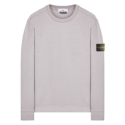STONE ISLAND PATCH LOGO CREWNECK SWEATSHIRT GREY