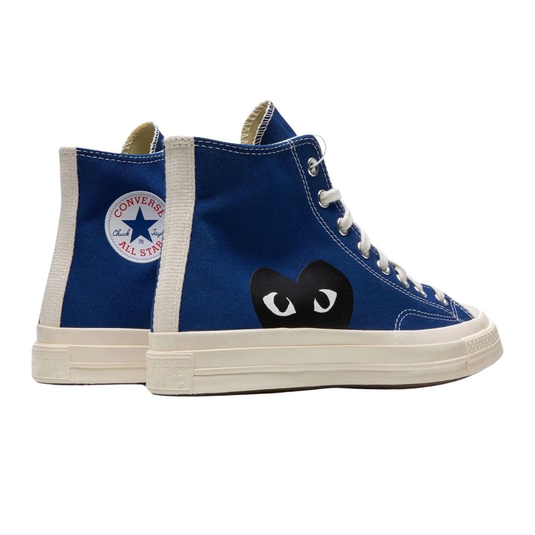 COMME DES GARÇONS PLAY CONVERSE CHUCK TAYLOR SINGLE HEART BLUE