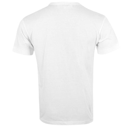 COMME DES GARÇONS PLAY RED EMBLEM T-SHIRT WHITE