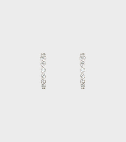 Ottilia Hoops Silver