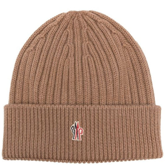 Moncler Grenoble Wool Logo Beanie