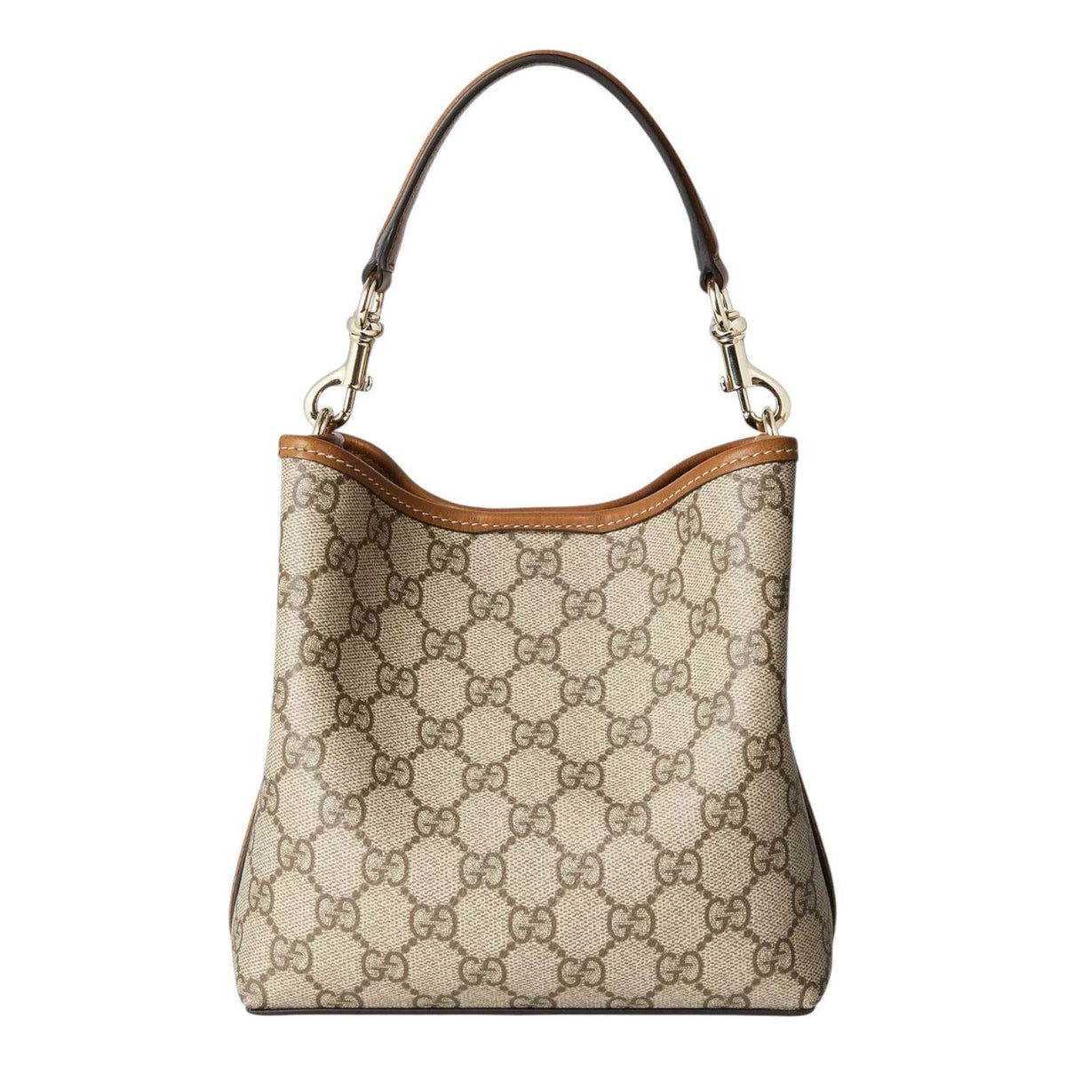 (WMNS) Gucci GG Emblem Mini Bucket Bag 'Monogram Canvas' 815118-FAD6L-9758