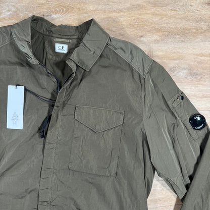 C.P. Company Chrome-R Lens Overshirt in Ivy Green