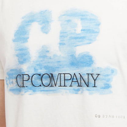 CP Company White Logo T-Shirt