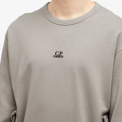 CP Company Embroidered Logo Pocket Sweatshirt