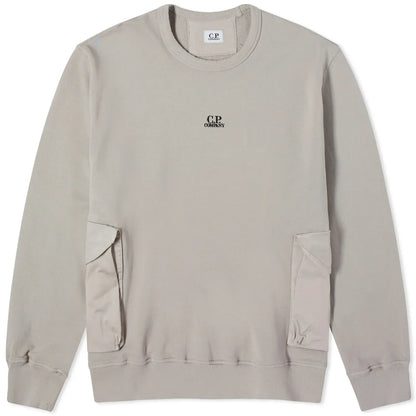 CP Company Embroidered Logo Pocket Sweatshirt