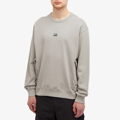 CP Company Embroidered Logo Pocket Sweatshirt