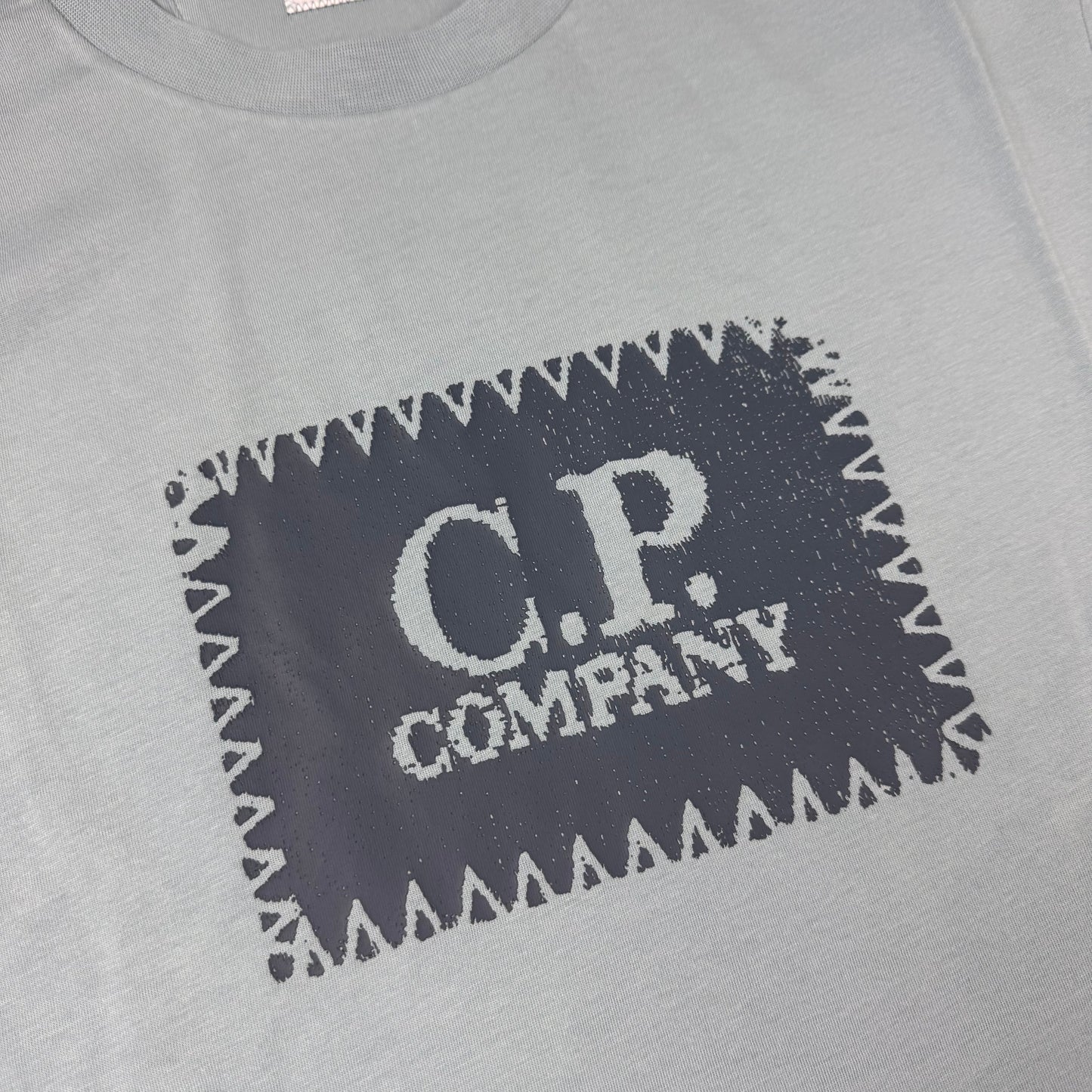 CP Company Stamp T-Shirt - Silver Blue