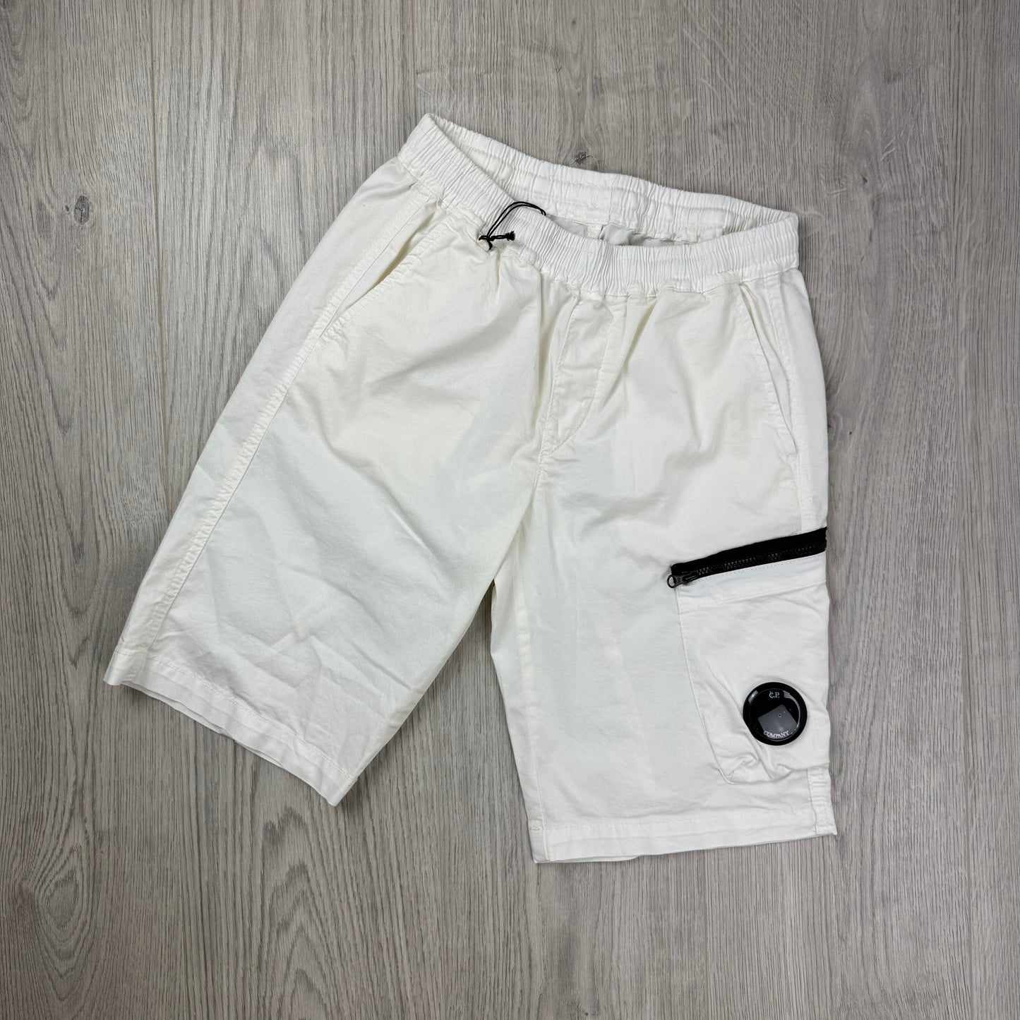 CP Company Junior Cargo Shorts - White
