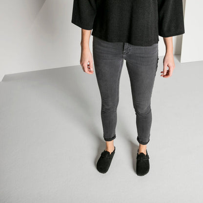 BIRKENSTOCK - BOSTON CLOGS - SHEARLING BLACK