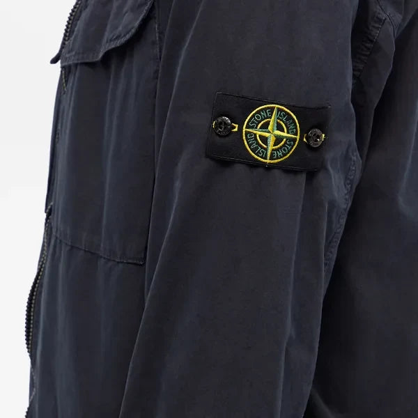 Stone Island Navy Double Pocket Overshirt