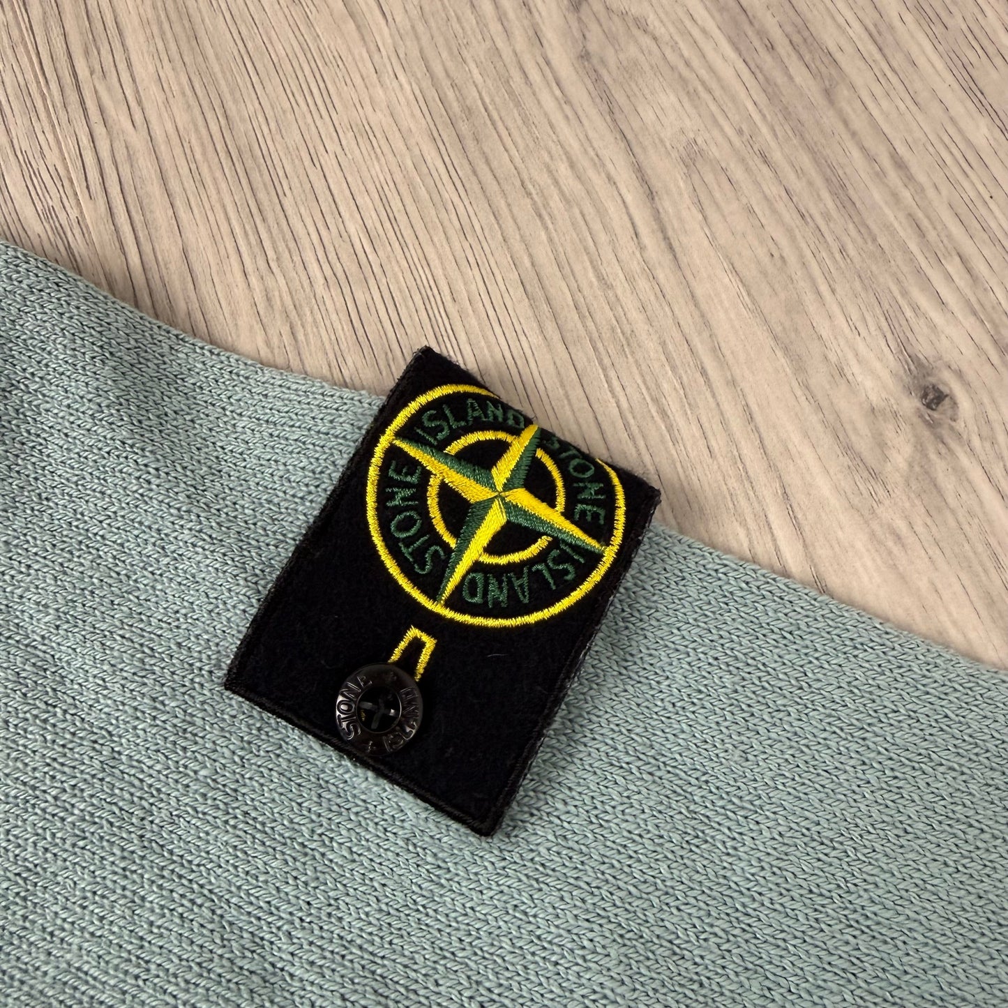 Stone Island Knit Zip Fleece - Sky Blue
